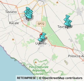 Mappa Via Mercurio, 73059 Ugento LE, Italia (4.50364)