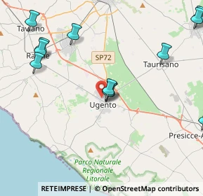 Mappa Via Pietro Vitale, 73059 Ugento LE, Italia (5.80308)