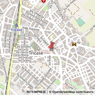 Mappa Piazza dei Cappuccini, 23, 73039 Tricase, Lecce (Puglia)
