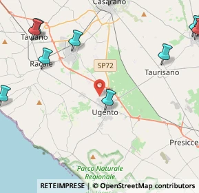 Mappa Via E. Petrella, 73059 Ugento LE, Italia (7.31571)