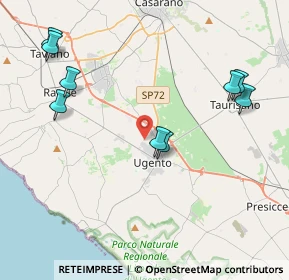 Mappa Via E. Petrella, 73059 Ugento LE, Italia (5.60273)