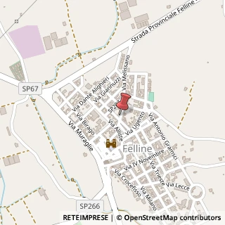 Mappa Via Melissano, 13, 73040 Alliste, Lecce (Puglia)