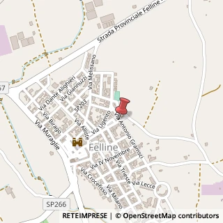 Mappa Via Giuseppe Mazzini,  31, 73055 Alliste, Lecce (Puglia)