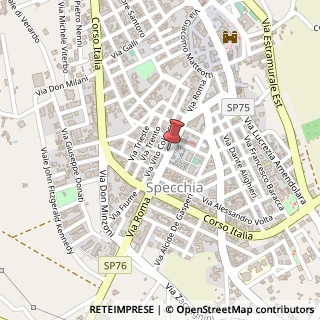 Mappa Via Roma, 100, 73040 Specchia, Lecce (Puglia)