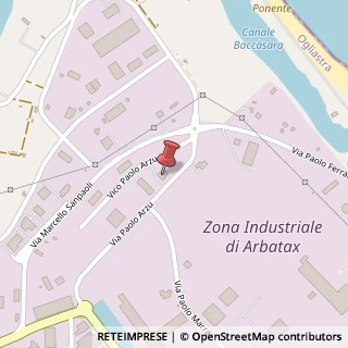 Mappa Via Paolo Arzu, 08048 Tortolì NU, Italia, 08048 Tortolì, Nuoro (Sardegna)