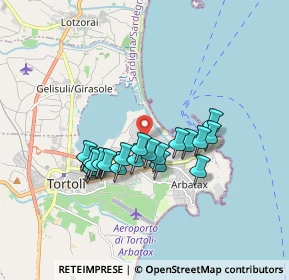 Mappa Via Paolo Arzu, 08048 Tortolì NU, Italia (1.5645)