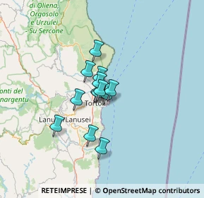 Mappa Via Paolo Arzu, 08048 Tortolì NU, Italia (8.22462)