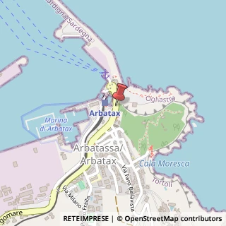 Mappa Via Lungomare, 89, 08048 Tortolì, Nuoro (Sardegna)