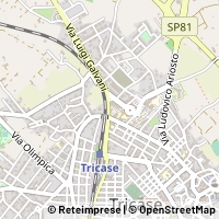 Kaart Tricase