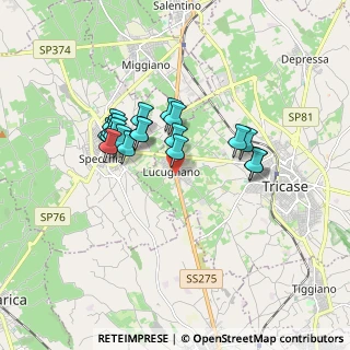 Mappa Via Curtatone, 73039 Tricase LE, Italia (1.5425)