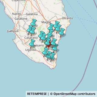 Mappa Via Curtatone, 73039 Tricase LE, Italia (9.84579)