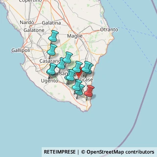 Mappa Via Curtatone, 73039 Tricase LE, Italia (9.48571)