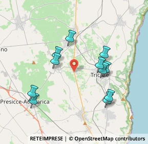 Mappa Via Curtatone, 73039 Tricase LE, Italia (3.98273)