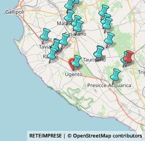 Mappa Via Dante Alighieri, 73059 Ugento LE, Italia (8.989)