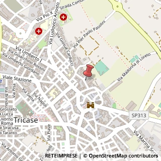 Mappa Via dei Pellai, 42, 73039 Tricase, Lecce (Puglia)