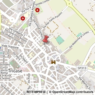 Mappa Via Alessandro Manzoni, 28, 73039 Tricase, Lecce (Puglia)