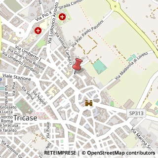 Mappa Via dei Pellai, 49, 73039 Tricase, Lecce (Puglia)