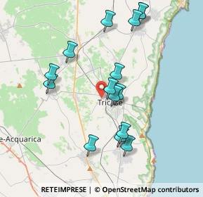 Mappa Via Giovanni Gentile, 73039 Tricase LE, Italia (4.10067)