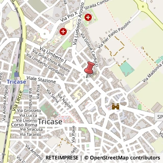 Mappa Via Roberto Caputo, 27, 73039 Tricase, Lecce (Puglia)