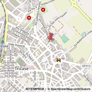 Mappa Via manzoni, 73039 Tricase, Lecce (Puglia)