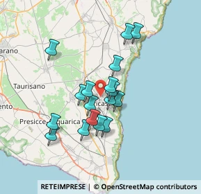 Mappa Via Giambattista Grassi, 73039 Tricase LE, Italia (6.19235)