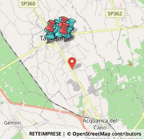 Mappa Via Acquarica Km, 73056 Taurisano LE, Italia (2.095)