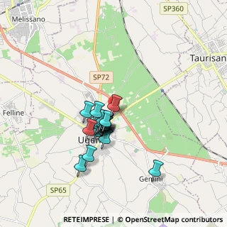 Mappa Via Taurisano Zona Artigianale, 73059 Ugento LE, Italia (1.3755)