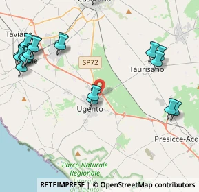 Mappa Via Taurisano Zona Artigianale, 73059 Ugento LE, Italia (5.95)