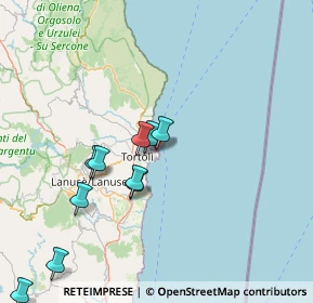 Mappa Via Faro Bellavista, 08048 Tortolì NU, Italia (31.9435)