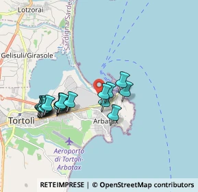 Mappa Riva Molo di Ponente, 08048 Tortolì NU, Italia (1.874)