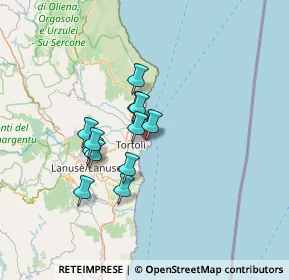 Mappa Riva Molo di Ponente, 08048 Tortolì NU, Italia (11.00083)