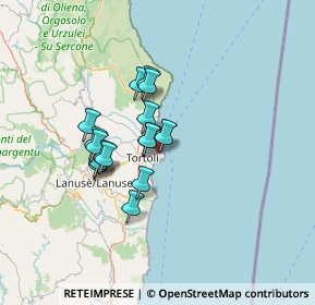 Mappa Riva Molo di Ponente, 08048 Tortolì NU, Italia (11.045)