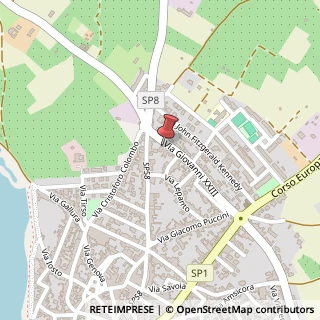 Mappa Via Papa Giovanni XXIII, 8, 09072 Cabras, Oristano (Sardegna)