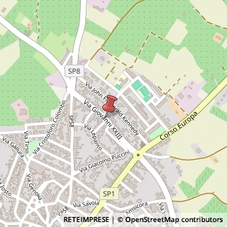 Mappa Via Giovanni XXlll, 31, 09072 Cabras, Oristano (Sardegna)
