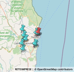 Mappa Via Ing. Marcello Sampaoli, 08048 Tortolì NU, Italia (10.76545)