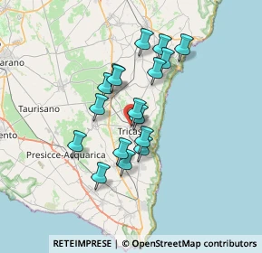 Mappa Via S. Gaetano, 73039 Tricase LE, Italia (5.96941)