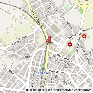 Mappa Via Luigi Galvani, 13, 73039 Tricase, Lecce (Puglia)