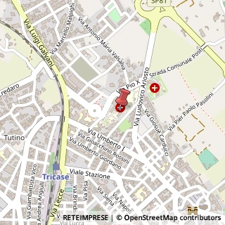 Mappa Via Papa Pio X, 4, 73039 Tricase, Lecce (Puglia)