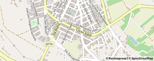 Mappa Specchia
