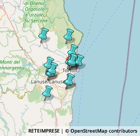 Mappa Via del Pescatore, 08048 Tortolì NU, Italia (8.64467)