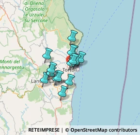 Mappa Via del Pescatore, 08048 Tortolì NU, Italia (8.82375)