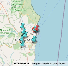 Mappa Via del Pescatore, 08048 Tortolì NU, Italia (9.98)