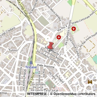 Mappa Via Arcangelo Corelli, 8, 73039 Tricase, Lecce (Puglia)