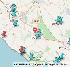 Mappa Viale Aldo Moro, 73059 Ugento LE, Italia (6.925)