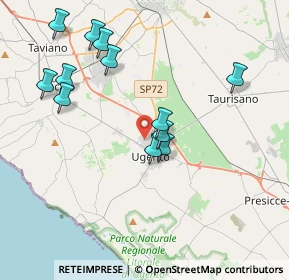 Mappa Viale Aldo Moro, 73059 Ugento LE, Italia (4.30333)