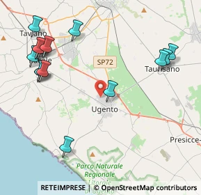 Mappa Viale Aldo Moro, 73059 Ugento LE, Italia (5.57667)