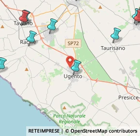 Mappa Viale Aldo Moro, 73059 Ugento LE, Italia (7.49571)