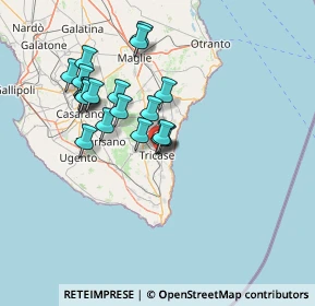 Mappa Ospedale Giovanni Panico, 73039 Tricase LE, Italia (13.7125)