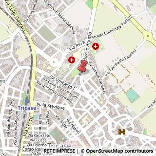 Mappa Via Ludovico Ariosto, 45, 73039 Tricase, Lecce (Puglia)