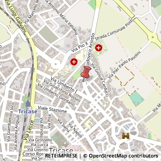 Mappa Via Ludovico Ariosto, 17, 73039 Tricase, Lecce (Puglia)